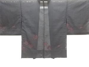 大正ロマン　紗竜田川模様織り出し絵羽織